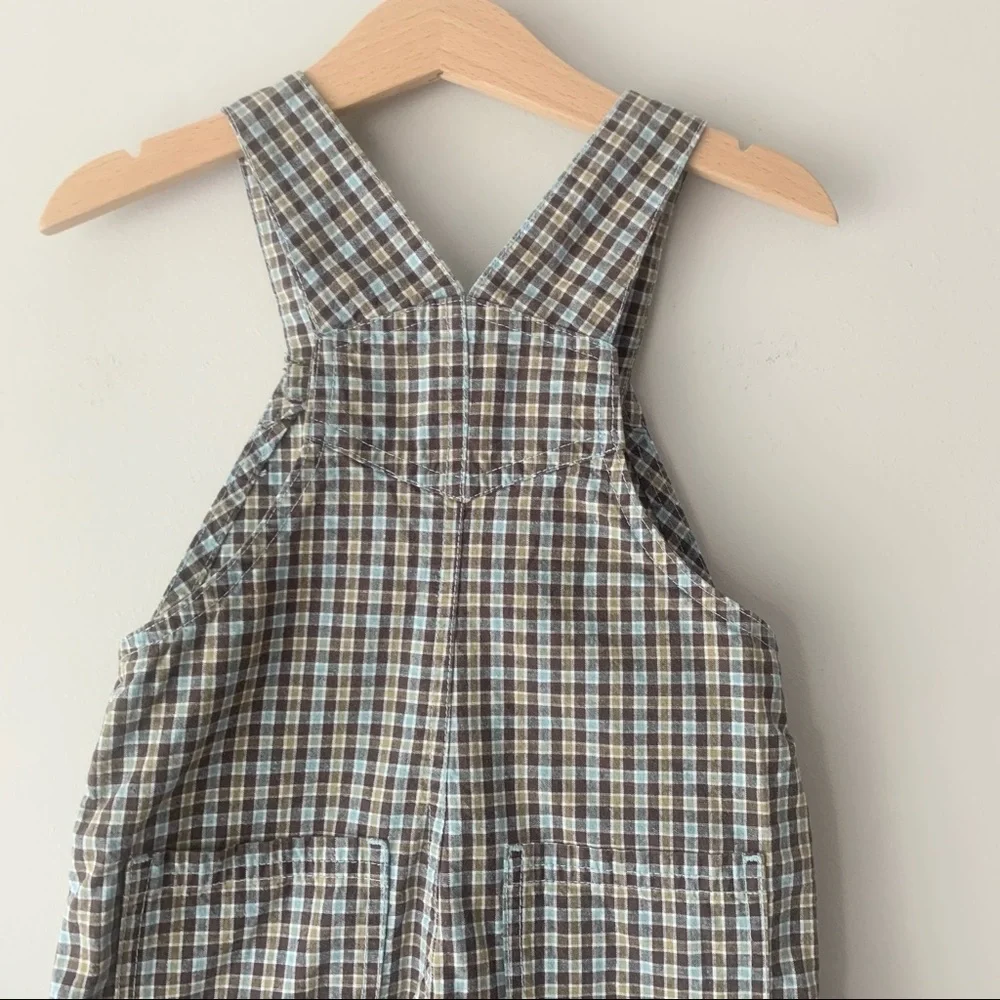 Gymboree Plaid Overalls